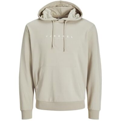 JJ REBEL Jrebrocky-logotyp sweat Hood, Moonbeam, XL JJ REBEL Jrebrocky-logotyp sweat Hood, Moonbeam, XL