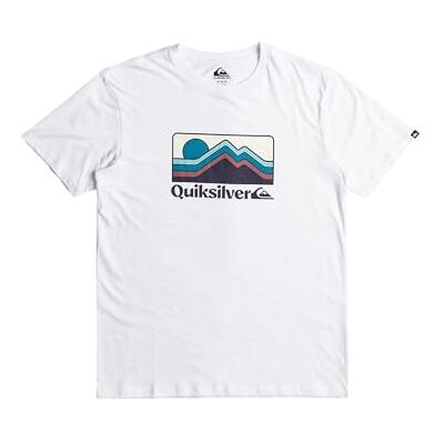 Quiksilver kortärmad t-shirt män QS Gradient Mountains SS XS vit Quiksilver kortärmad t-shirt män QS Gradient Mountains SS XS vit