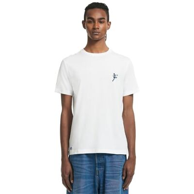 Inter Collection, Embroidery T-shirt, unisex, vuxen, vit 15, M Inter Collection, Embroidery T-shirt, unisex, vuxen, vit 15, M