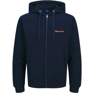 JACK & JONES Jornorrebro Emb Sweat Zip Hood Pls – plus size, Ocean Cavern, 3XL JACK & JONES Jornorrebro Emb Sweat Zip Hood Pls – plus size, Ocean Cavern, 3XL