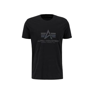 Alpha Industries Basic T Rainbow Ref. T-Shirt För Män Black Alpha Industries Basic T Rainbow Ref. T-Shirt För Män Black