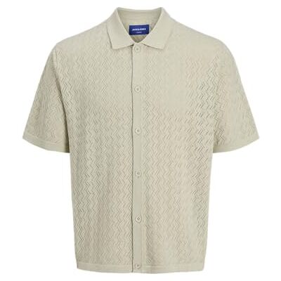 JACK & JONES Jortyler Knit Ss Polo Sn, Celadon Tint, L JACK & JONES Jortyler Knit Ss Polo Sn, Celadon Tint, L