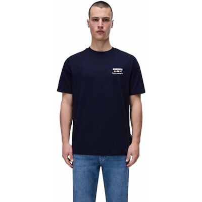 Napapijri Serae Mörkblå Kortärmad T-shirt, Marinblå, L Napapijri Serae Mörkblå Kortärmad T-shirt, Marinblå, L