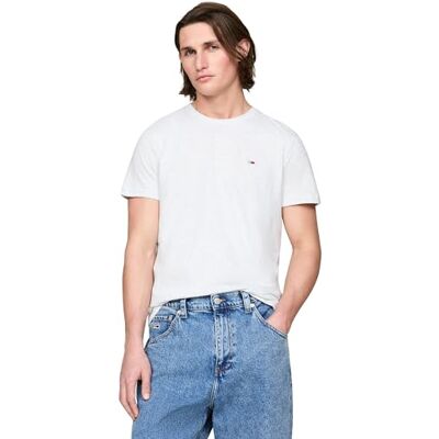 Tommy Jeans herr TJM XSLIM 2PACK Jersey TEE EXT, silvergrå/svart, XS, Silvergrå/svart, XS Tommy Jeans herr TJM XSLIM 2PACK Jersey TEE EXT, silvergrå/svart, XS, Silvergrå/svart, XS