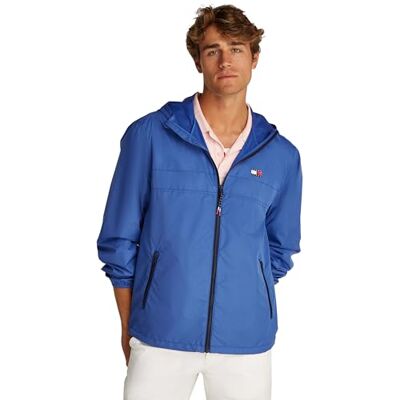 Tommy Jeans Män TJM LW CHICAGO JACKA EXT Vindjacka Jacka, Blå, XXL, Blå (Tempo blå), XXL Tommy Jeans Män TJM LW CHICAGO JACKA EXT Vindjacka Jacka, Blå, XXL, Blå (Tempo blå), XXL