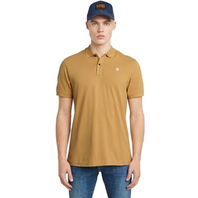 G-STAR Dunda Overdyed Slim Polo Shirt för män, Gul (Inca D11595-5864-1856), S G-STAR Dunda Overdyed Slim Polo Shirt för män, Gul (Inca D11595-5864-1856), S