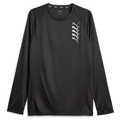 PUMA Fit LS Logo Graphic Tee PUMA Fit LS Logo Graphic Tee