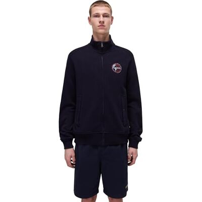 Napapijri Beril Full Zip Sweat Navy storlek M, Marinblå, M Napapijri Beril Full Zip Sweat Navy storlek M, Marinblå, M