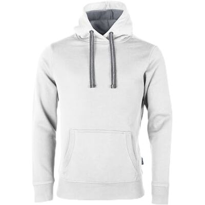 HRM Unisex huvtröja, VIT, XL HRM Unisex huvtröja, VIT, XL
