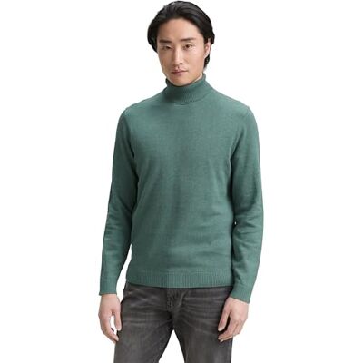 TOM TAILOR herrtröja, 32619 – Grön dammmelange, XXL TOM TAILOR herrtröja, 32619 – Grön dammmelange, XXL