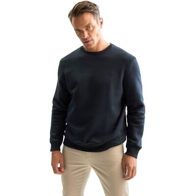 DeFacto Bequeme-tröja för män pullover, Marinblått Xsp, XL DeFacto Bequeme-tröja för män pullover, Marinblått Xsp, XL