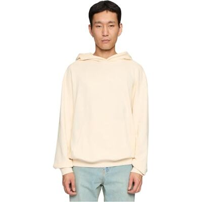 Urban Classics Light Terry Hoody Huvtröja för män, Vit, M Urban Classics Light Terry Hoody Huvtröja för män, Vit, M