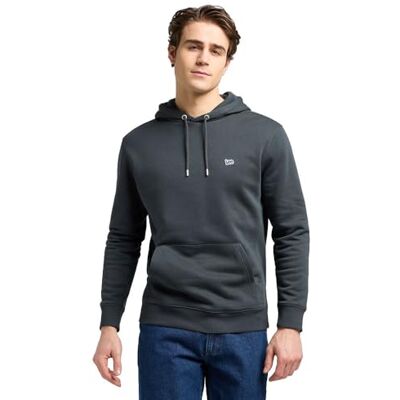 Lee Plain Hoodie, Tvättad svart, S Lee Plain Hoodie, Tvättad svart, S