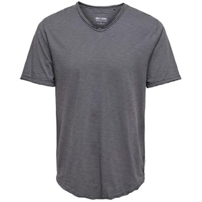 Only & Sons Onsbenne Longy V-hals Ss Tee Noos, Kanin, S Only & Sons Onsbenne Longy V-hals Ss Tee Noos, Kanin, S