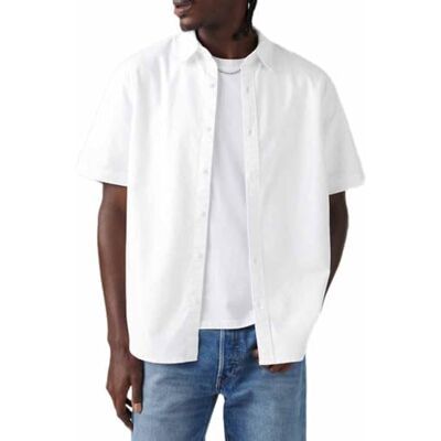 Levi's Ss Autentisk Button Down Bright White, Ljus vit, XL Levi's Ss Autentisk Button Down Bright White, Ljus vit, XL