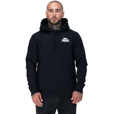Lonsdale Herr TALMINE normal passform, svart/vit, L Lonsdale Herr TALMINE normal passform, svart/vit, L