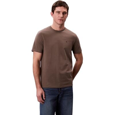 Calvin jeans herr SS Smooth CTTN solid CREWNK TEE LV040HM265 t-shirts, grå (morel), XS, Grå (morel), XS Calvin jeans herr SS Smooth CTTN solid CREWNK TEE LV040HM265 t-shirts, grå (morel), XS, Grå (morel), XS