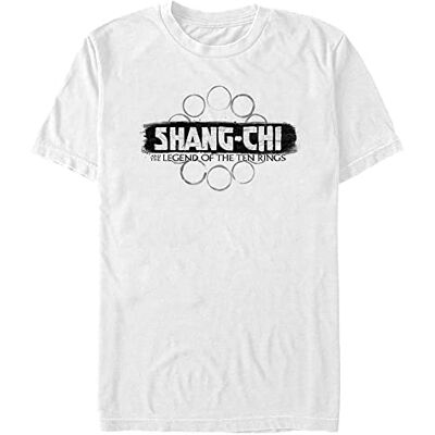 Marvel Unisex Shang-chi Shang-chi-logotyp ekologisk kortärmad T-shirt, Vit, M Marvel Unisex Shang-chi Shang-chi-logotyp ekologisk kortärmad T-shirt, Vit, M