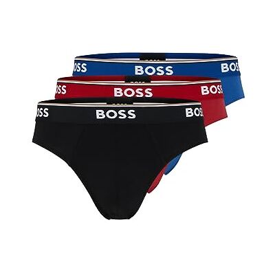 Boss Hugo Herr 3-pack klassisk normal passform stretch kalsonger, Röd/marinblå/svart, XL Boss Hugo Herr 3-pack klassisk normal passform stretch kalsonger, Röd/marinblå/svart, XL