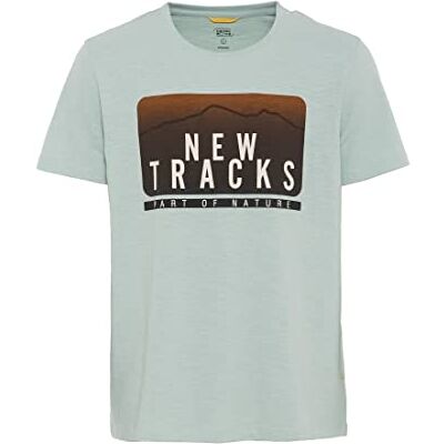camel active Kortärmad T-shirt för män av ekologisk bomull, Ljusgrön, M camel active Kortärmad T-shirt för män av ekologisk bomull, Ljusgrön, M