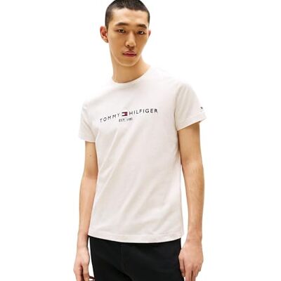 Tommy Hilfiger herr Tommy logo TEE MW0MW11797 S/S t-shirt, brun (ljung havremjölk), M, Brun (ljungad havremjölk), M Tommy Hilfiger herr Tommy logo TEE MW0MW11797 S/S t-shirt, brun (ljung havremjölk), M, Brun (ljungad havremjölk), M