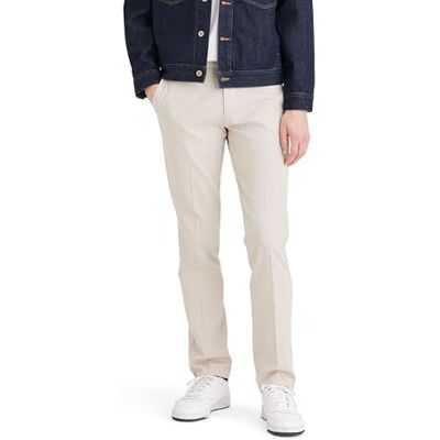 Dockers herr lätt kaki slim-fit raffinerade chinos, Moln, 36W x 32L Dockers herr lätt kaki slim-fit raffinerade chinos, Moln, 36W x 32L