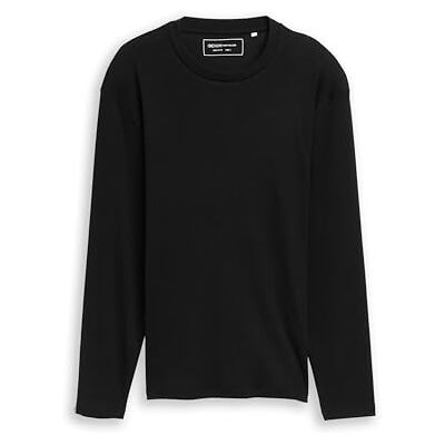 TOM TAILOR Denim herr långärmad t-shirt, 29999 Svart, L TOM TAILOR Denim herr långärmad t-shirt, 29999 Svart, L