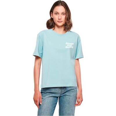 Tee Dreams Over Reality T-shirt, havsblå, S stor tall Tee Dreams Over Reality T-shirt, havsblå, S stor tall