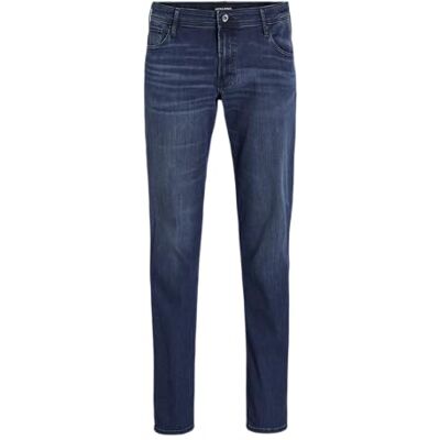 JACK & JONES Male Plus Size Slim Fit Jeans Glenn Original AM 812, Blå denim, 40W x 32L JACK & JONES Male Plus Size Slim Fit Jeans Glenn Original AM 812, Blå denim, 40W x 32L