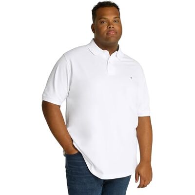 Tommy Hilfiger Herr BT-IM CORE 1985 Classic F Polo-B MW0MW37078, S/S Polo, Vit, 2XLT, Vit (vit), XXL Tommy Hilfiger Herr BT-IM CORE 1985 Classic F Polo-B MW0MW37078, S/S Polo, Vit, 2XLT, Vit (vit), XXL