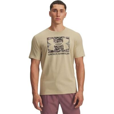 Under Armour UA ABC CAMO Boxed Logo SS Field Kaki/Timberwolf Taupe XS Under Armour UA ABC CAMO Boxed Logo SS Field Kaki/Timberwolf Taupe XS