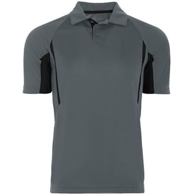Holloway Sportswear Holloway Herrsportkläder Avenger kortärmad pikétröja, Grafit Svart, XXL Holloway Sportswear Holloway Herrsportkläder Avenger kortärmad pikétröja, Grafit Svart, XXL