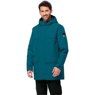 Jack Wolfskin Vinterparkas, blågrön, s herr, blågrön, S Jack Wolfskin Vinterparkas, blågrön, s herr, blågrön, S