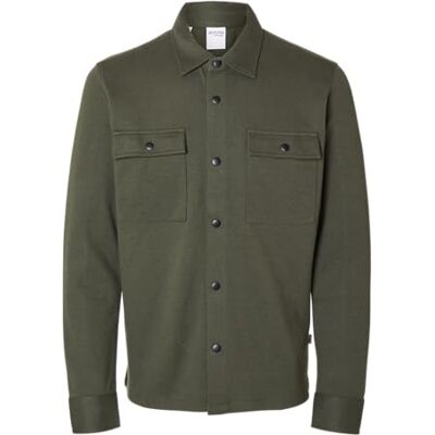 SELECTED HOMME Herr Slhjackie Sweatjacka Noos kort jacka, Skogsnatt, L SELECTED HOMME Herr Slhjackie Sweatjacka Noos kort jacka, Skogsnatt, L