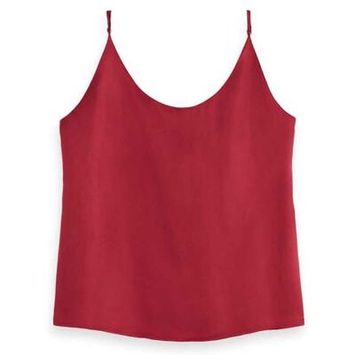 Scotch & Soda Jersey vävd tank, Roadside Red 623, 40 Scotch & Soda Jersey vävd tank, Roadside Red 623, 40