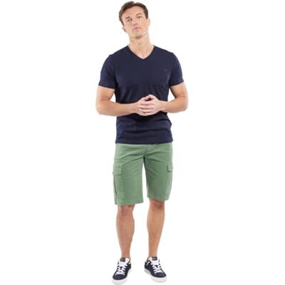 Armor-lux Armor Lux V-ringad T-shirt med ficka, djup marint, L Armor-lux Armor Lux V-ringad T-shirt med ficka, djup marint, L