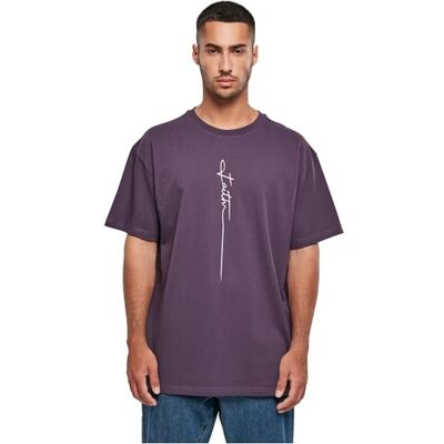 MERCHCODE T-shirt för män, 100% bomull, lila, XL, Lila, XL MERCHCODE T-shirt för män, 100% bomull, lila, XL, Lila, XL