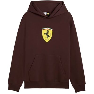 PUMA Ferrari Shield Hoodie Chocolate Brown PUMA Ferrari Shield Hoodie Chocolate Brown
