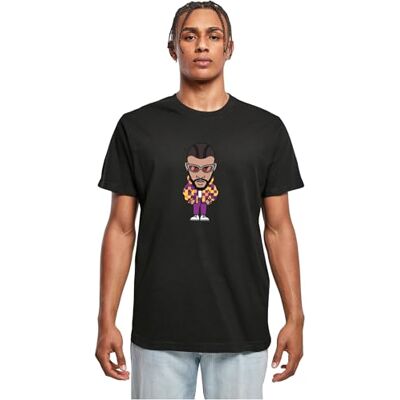 Tee herr-t-shirt, 100% bomull, svart, L, svart, L Tee herr-t-shirt, 100% bomull, svart, L, svart, L
