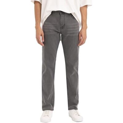 DeFacto Herrjeans – byxor och jeans för män – byxor för män denim – herrbyxor för varje, Anthra, 34W / 32L DeFacto Herrjeans – byxor och jeans för män – byxor för män denim – herrbyxor för varje, Anthra, 34W / 32L