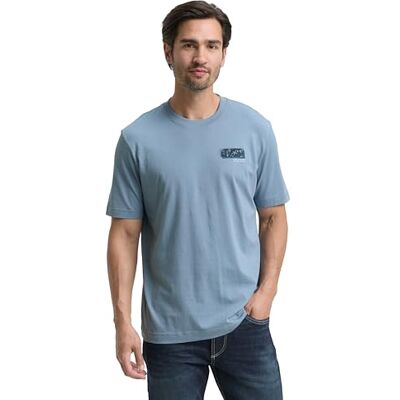 TOM TAILOR T-shirt för män, 28800 – Faded Denim Blue, XL TOM TAILOR T-shirt för män, 28800 – Faded Denim Blue, XL