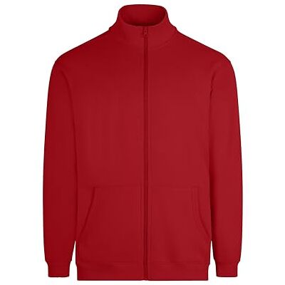 Mukua SZ270U Cooper; unisex huvtröja med dragkedja, röd färg; storlek L, Nät, L Mukua SZ270U Cooper; unisex huvtröja med dragkedja, röd färg; storlek L, Nät, L