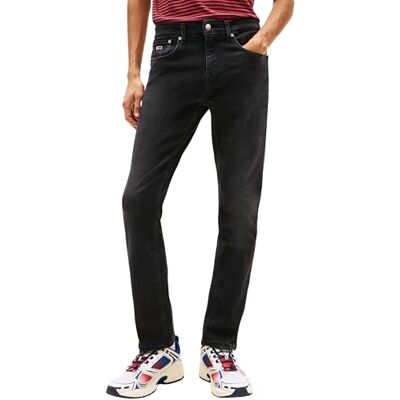 Tommy Jeans herr Scanton Slim AI3385 DM0DM21888, denim (denim svart), 29W/34L, Denim (denim svart), 29W x 34L Tommy Jeans herr Scanton Slim AI3385 DM0DM21888, denim (denim svart), 29W/34L, Denim (denim svart), 29W x 34L