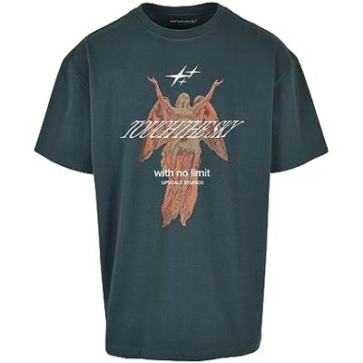 unisex t-shirt Touch The Sky oversize Tee Bottlegreen L, Flaskgrön, L unisex t-shirt Touch The Sky oversize Tee Bottlegreen L, Flaskgrön, L