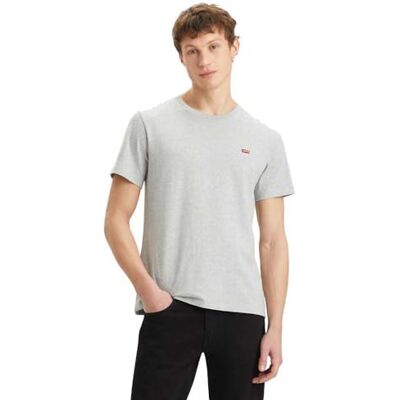 Levi's herr SS original Housemark Tee T-shirt, Mid Tone Grey Heather Jersey, L Levi's herr SS original Housemark Tee T-shirt, Mid Tone Grey Heather Jersey, L