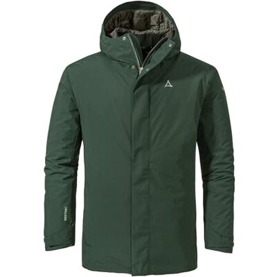 Schöffel Herrparkas Style Froda MNS, ventilerande, vattentät parkas med 2-vägs stretch, lätt utomhusjacka med justerbar huva Schöffel Herrparkas Style Froda MNS, ventilerande, vattentät parkas med 2-vägs stretch, lätt utomhusjacka med justerbar huva
