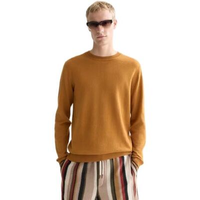 Scotch & Soda normal rund hals bomullsblandning pullover tröja Scotch & Soda normal rund hals bomullsblandning pullover tröja