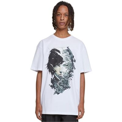 Tee herr Puppet Master Heavy Oversize T-shirt, Vit, XS Tee herr Puppet Master Heavy Oversize T-shirt, Vit, XS