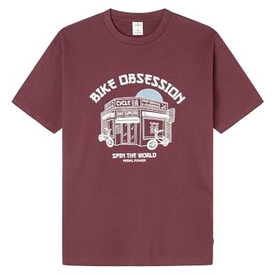 Springfield T-shirt, Rödbrun, S Springfield T-shirt, Rödbrun, S