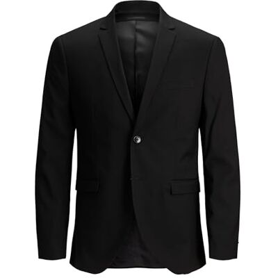 JACK & JONES Jprfranco Blazer Ps Noos kavaj, svart, 64 plus size JACK & JONES Jprfranco Blazer Ps Noos kavaj, svart, 64 plus size